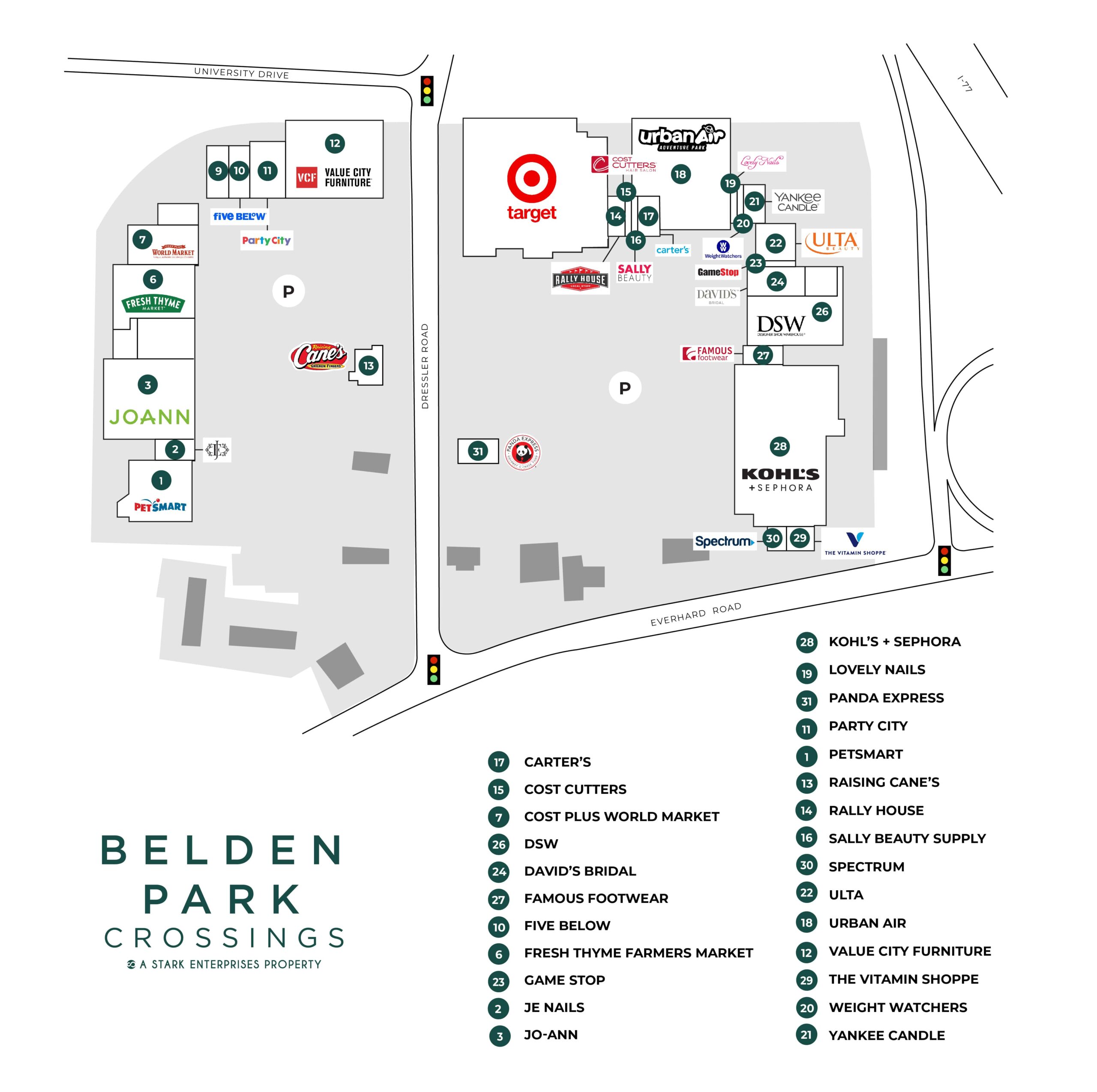Belden Park Crossings Directory